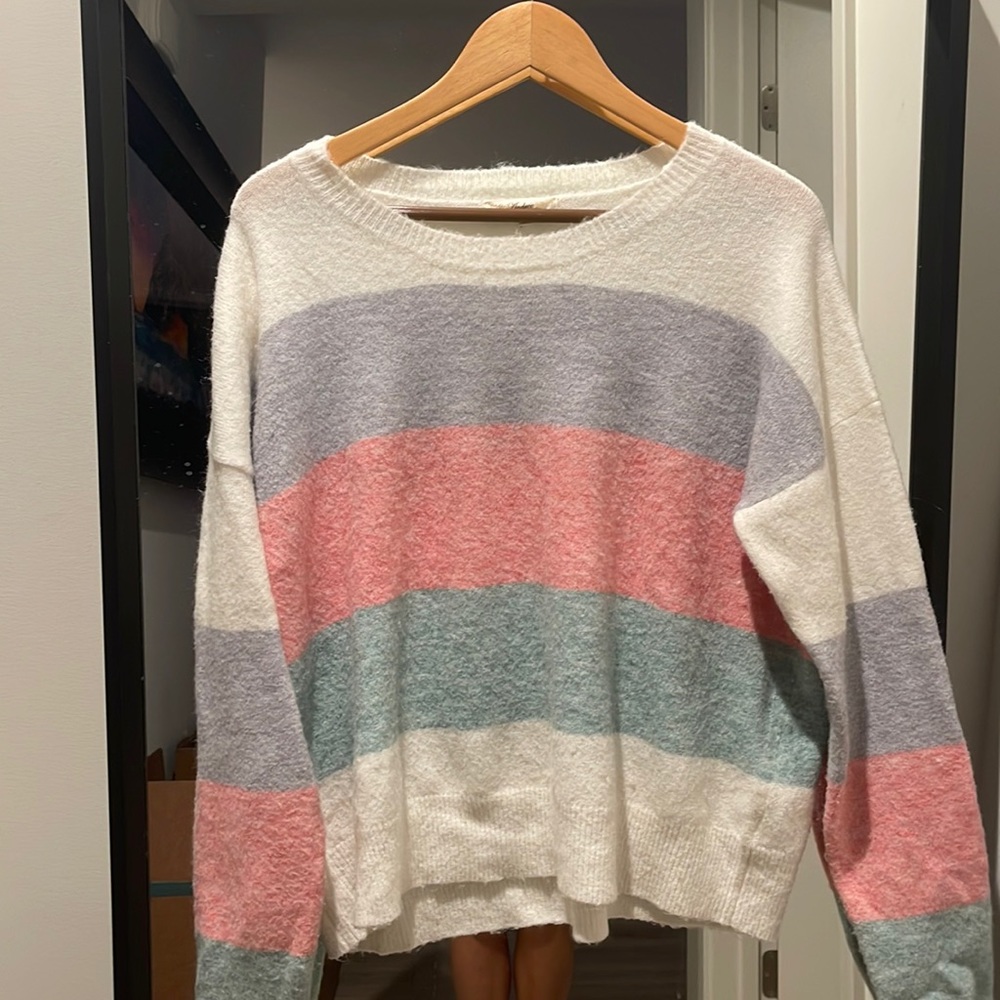Striped sweater multicolored